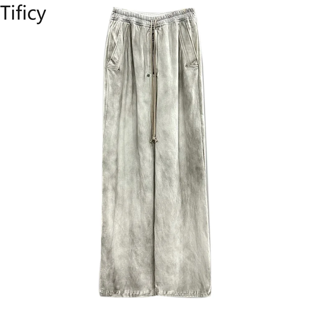 TIFICY High Street Хлопковые модные мужские потертые ремесленные свободные повседневные