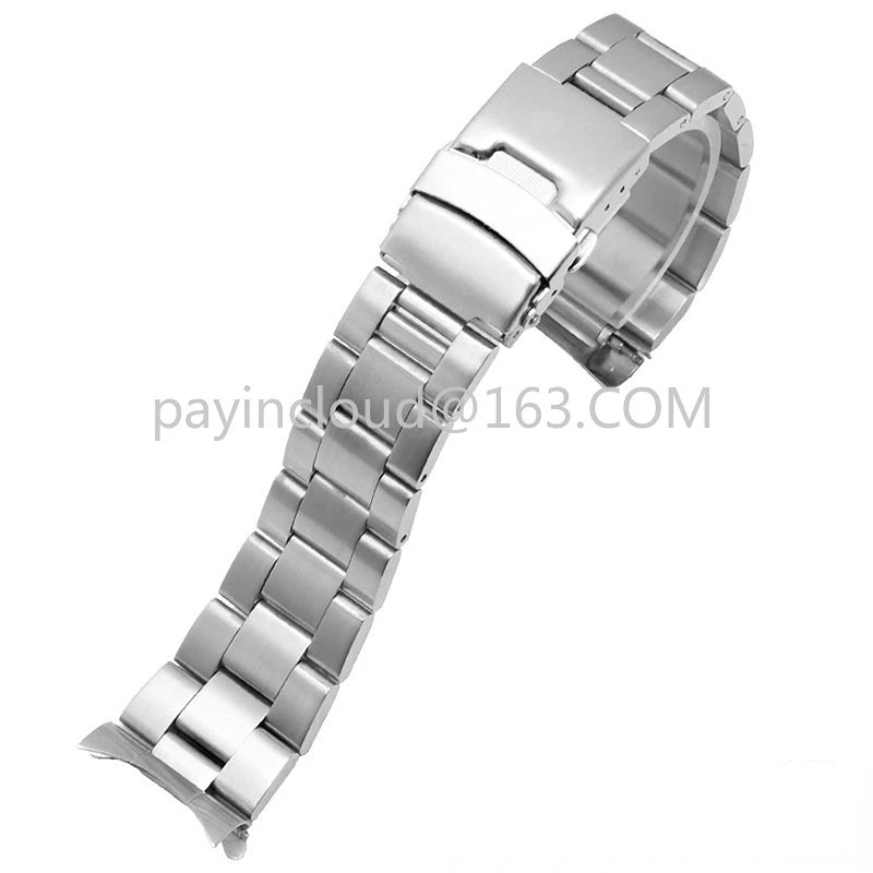 

Suitable for SKX007 009 steel strip cassio-gull 1374 1375 arc stainless steel strap men's 20 22mm