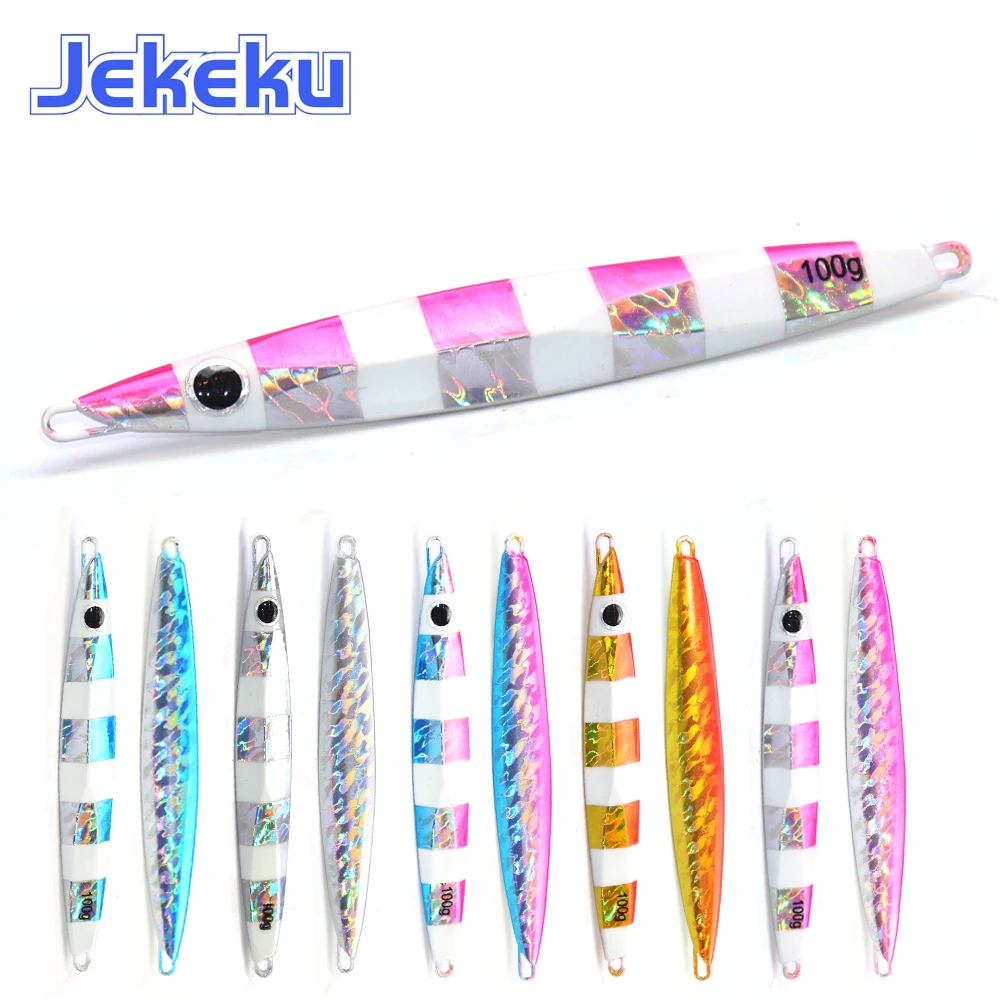 JEKEKU, новинка, 5 шт., металлическая модель, 100 г, 120 г, 150 г, джиггинг, рыболовная приманка, искусственная приманка, рыболовная приманка