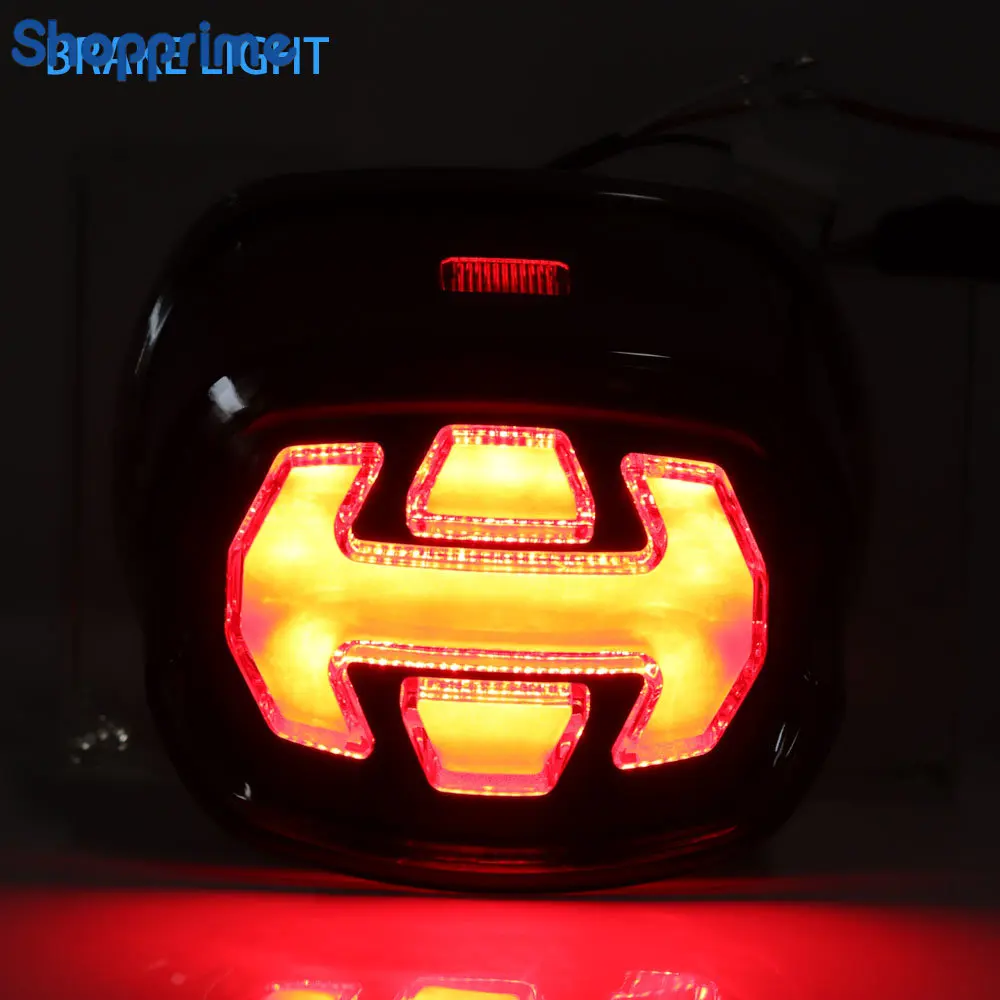 

Motorcycle Led Brake Tail Light Fits For Harley Sportstser Touring Road King Electra Glide Road Glide Dyna Softail