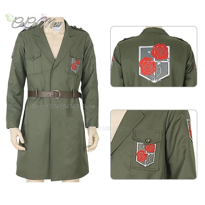 Костюм шэнги Эрена из атаки на Титанов для мужчин и женщин