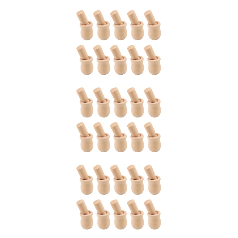 

30X деревянные колышки для поднятия людей, деревянные колышки для Кул, детская игрушка «сделай сам» Монтессори