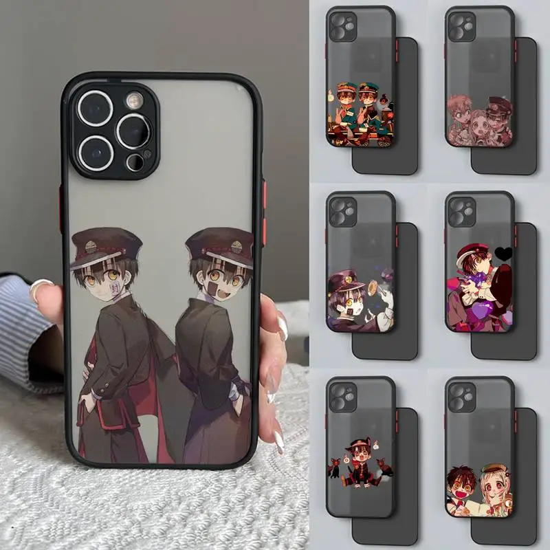 

Hanako-kuns Phone Case Matte Fundas Shell Cover For Iphone 6 6s 7 8 Plus Xr X Xs 11 12 13 Mini Pro Max