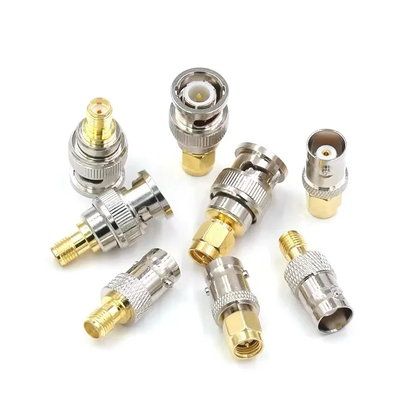4 шт./лот разъемы BNC-SMA Тип штекер RF разъем адаптер тестовый преобразователь кабели