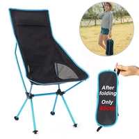 outdoor portable folding chair maximum load of 150kg ultralight travel fishing camping chair picnic home seat moon chair