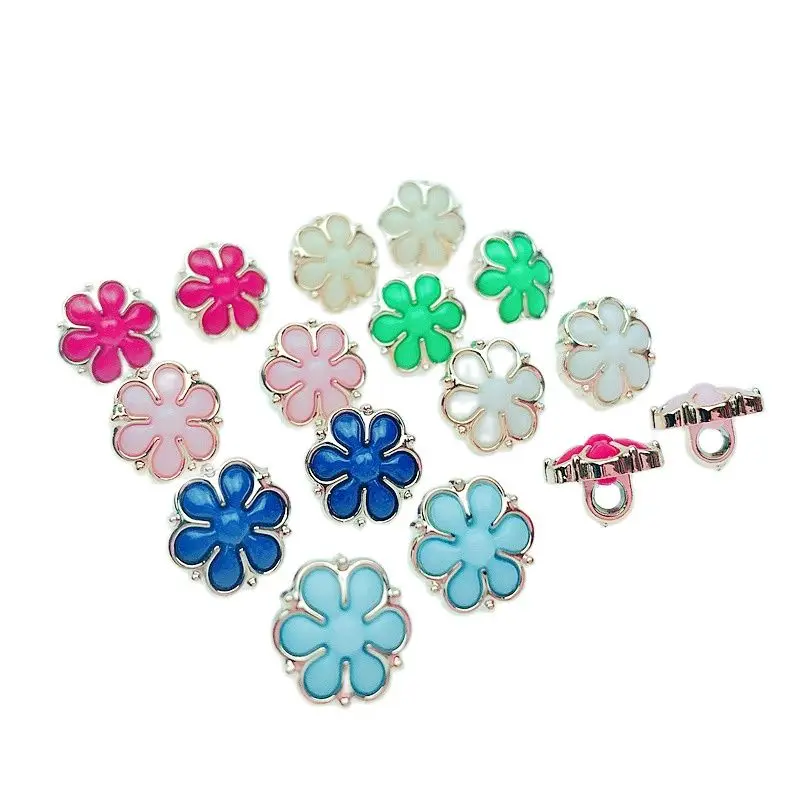 

HL 50/100pcs 11mm New Style Synthetic Buttons Plating Buttons DIY Apparel Sewing Accessories Shirt Buttons