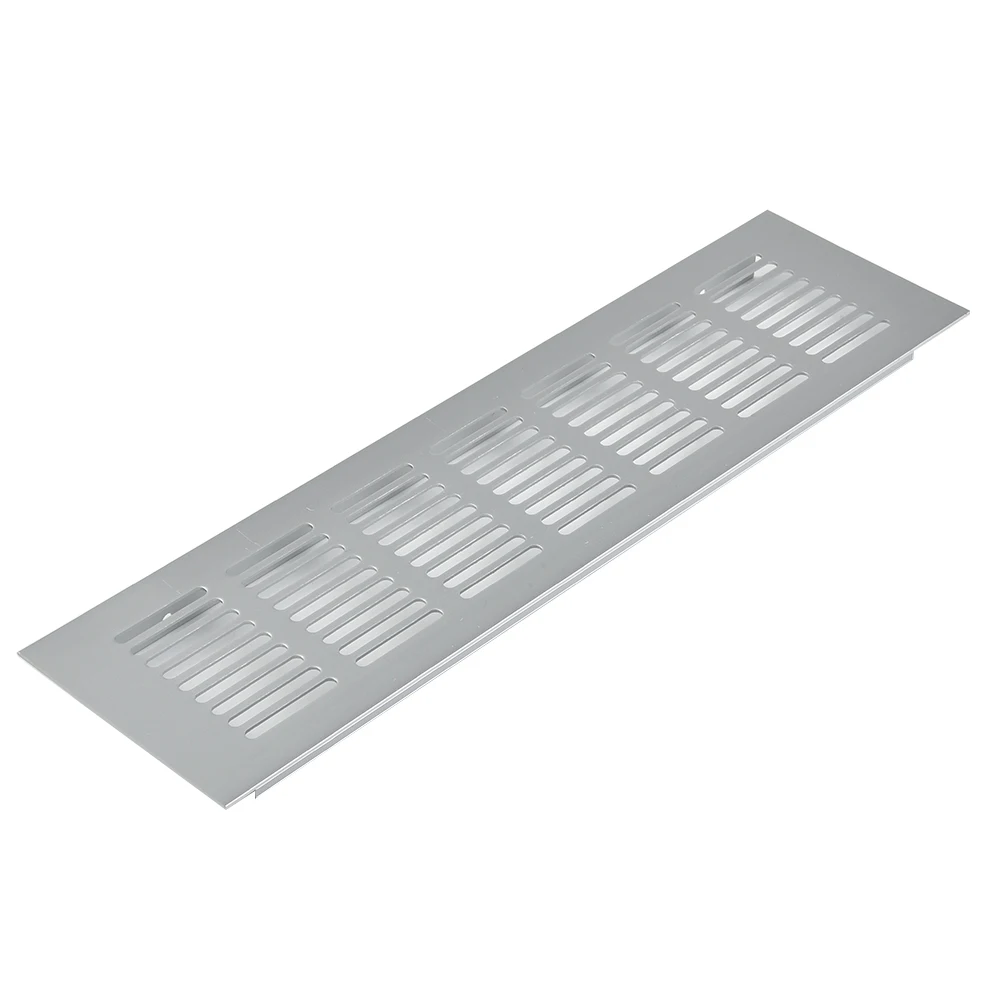 

Aluminum Alloy Air Vent Perforated Sheet Web Plate Silver Air Vent Louvred Grill Cover Ventilation Grille 80*200/80*300/80*350mm