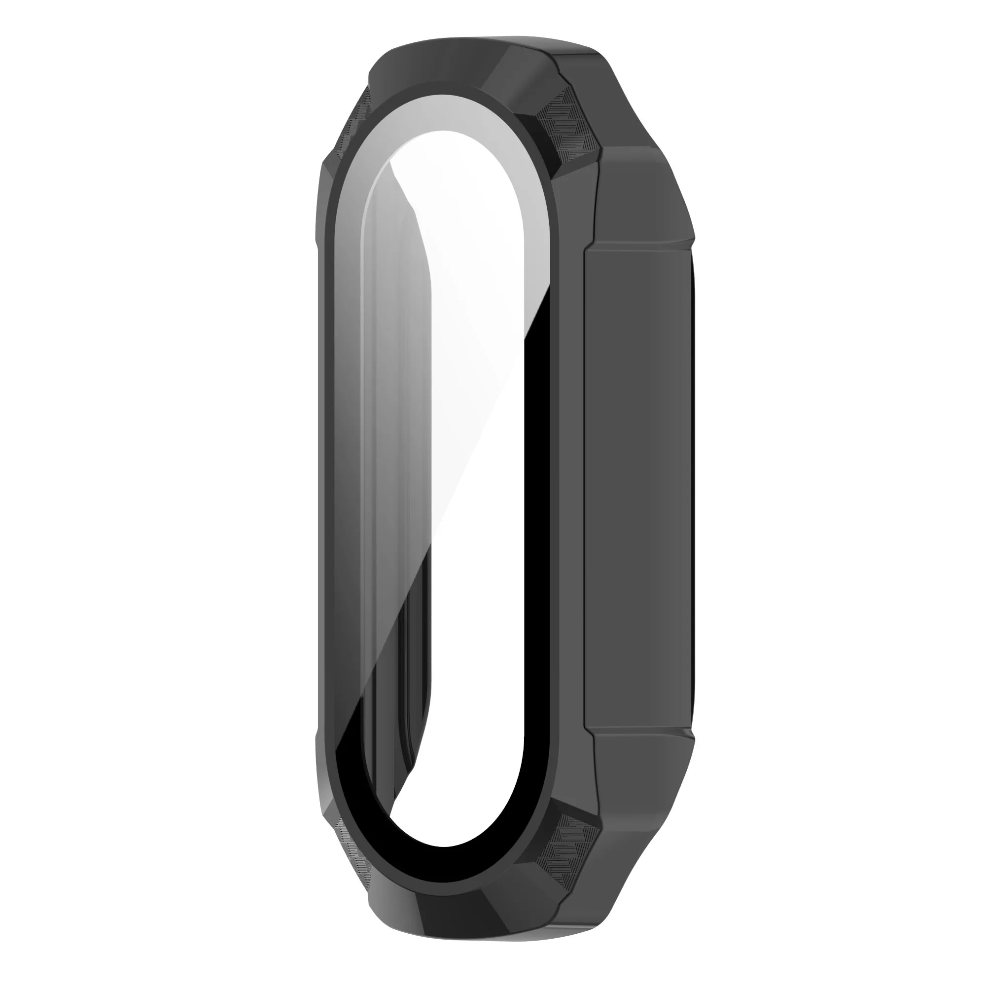 Защитный чехол 2 в 1 для Xiaomi Mi Band 7 6 5 4 + стеклянная пленка защитный с полным