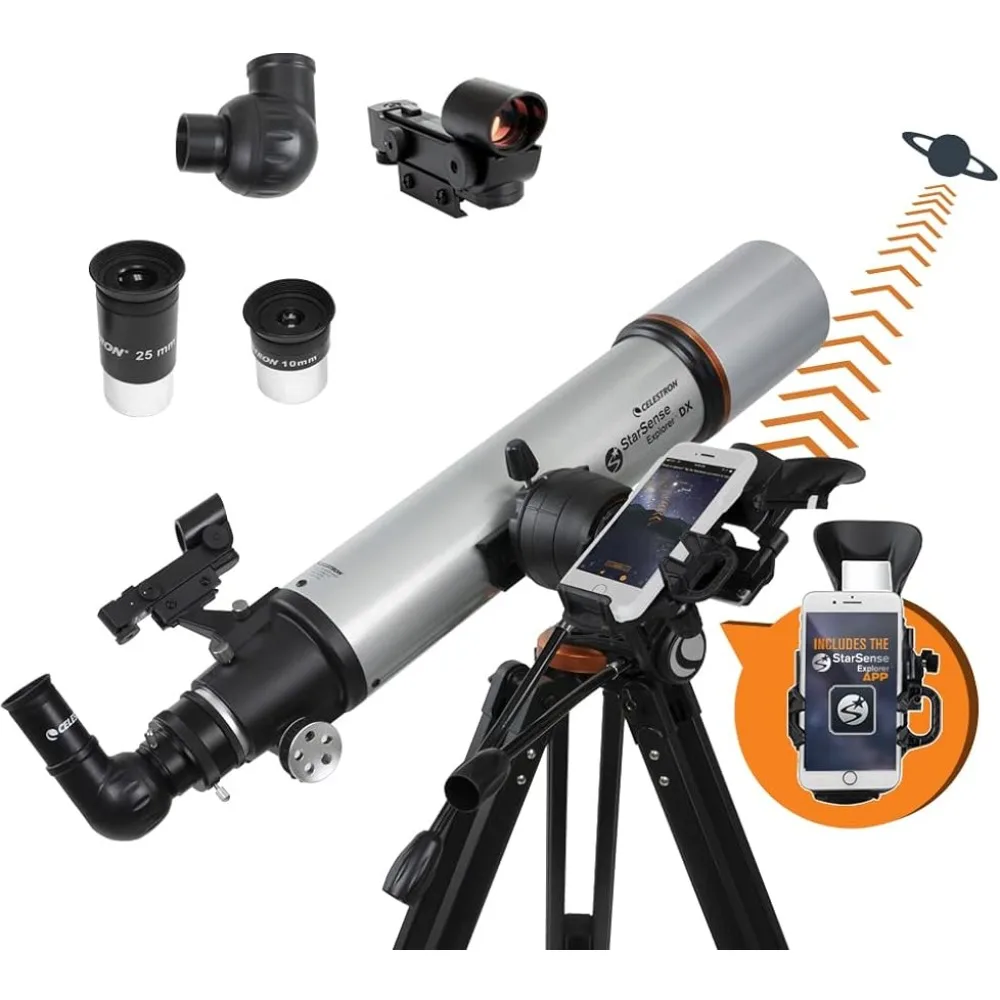 

Telescope StarSense Explorer DX 102AZ Smartphone App-Enabled Telescope – Works With StarSense App to Help You Find Stars Svbony
