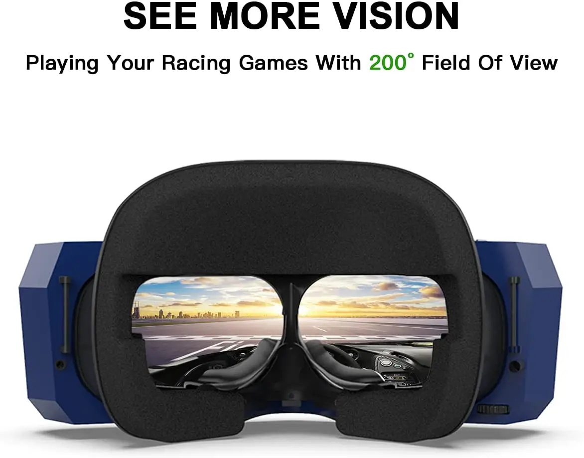 Виртуальная реальность супер VR-гарнитура Pimax Vision 5K двойное разрешение 2 5 K до 180 Гц
