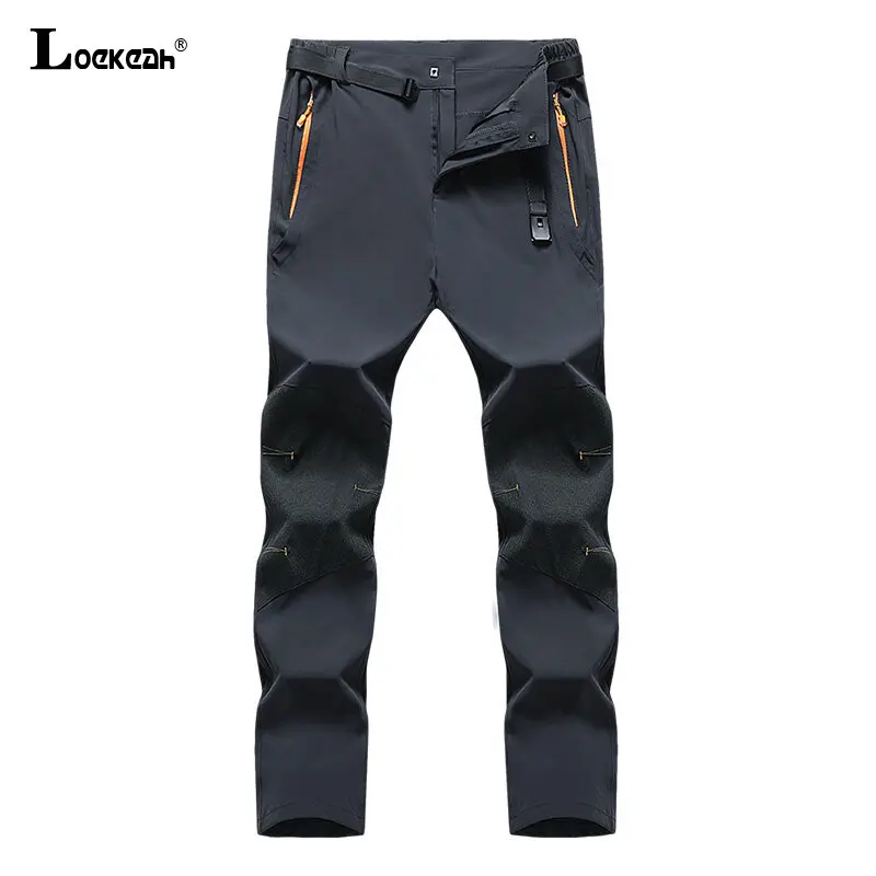 

Men's Hiking Pants Outdoor Quick-drying Stretch Waterproof Breathable Sports Trousers Wear-resistant Windproof Soft Pants