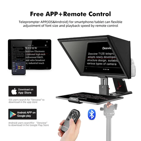 Телесуфлер для камеры Desview T12S