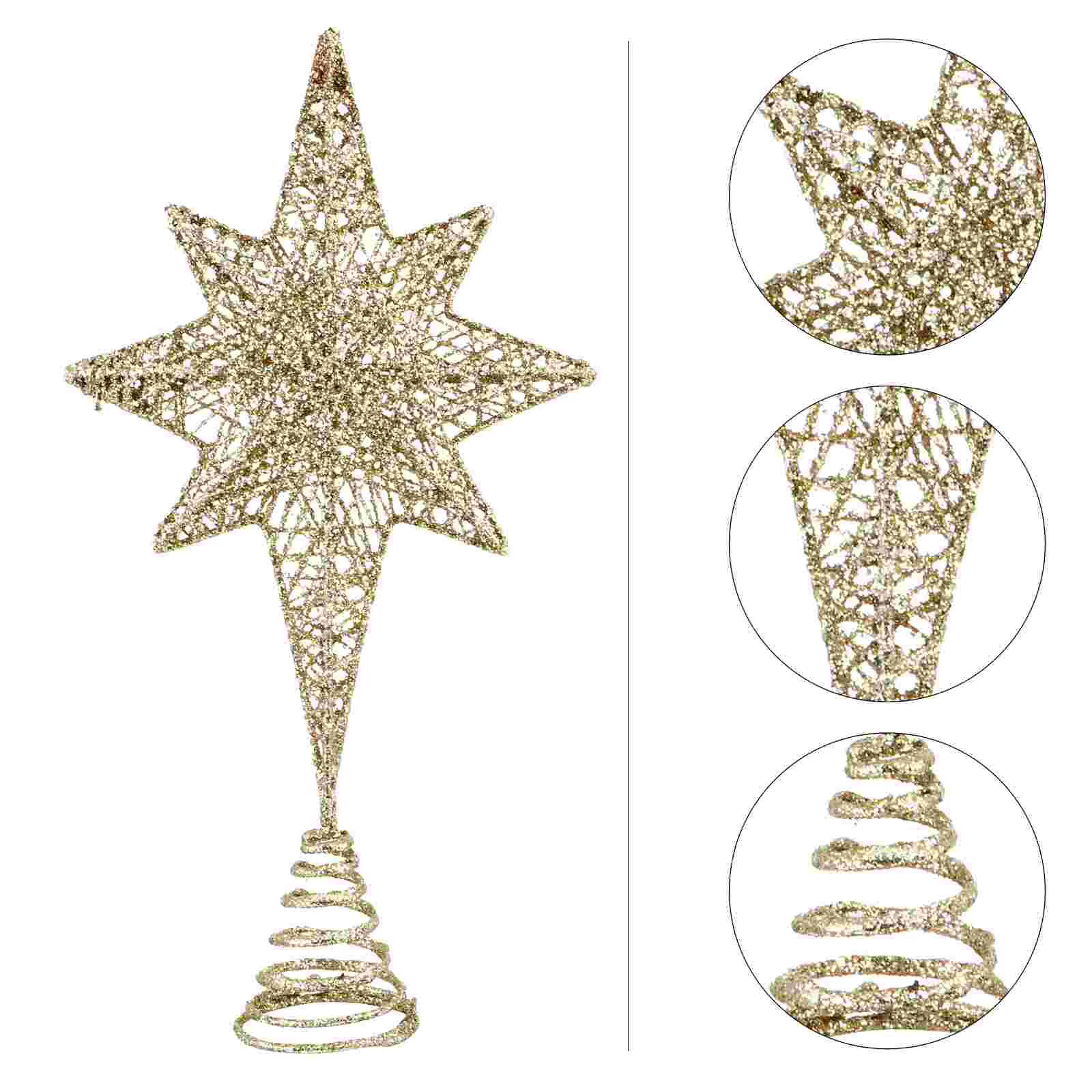 

Christmas Tree Top Star Astetic Room Decor Para Mujer Interior Hollow