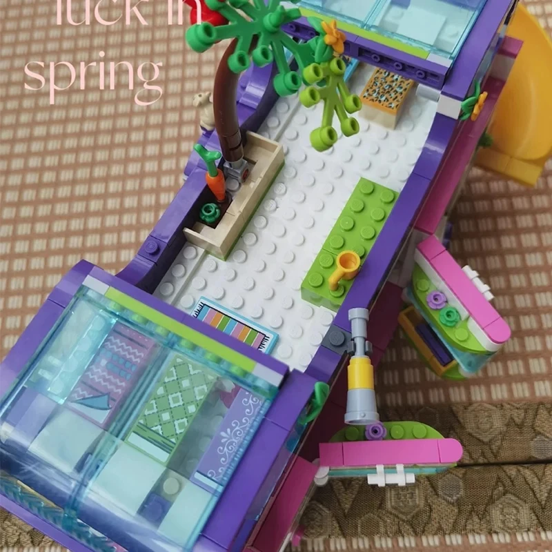 778 шт. Детский конструктор автобус дружбы