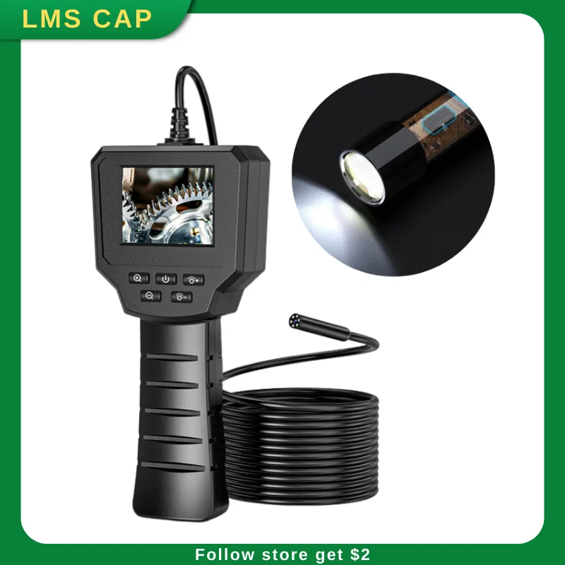2,4 'IPS экран промышленная камера-эндоскоп HD1080P 20 метров кабель труба канализационный осмотр бороскоп IP68 Водонепроницаемые светодиоды 2600mA