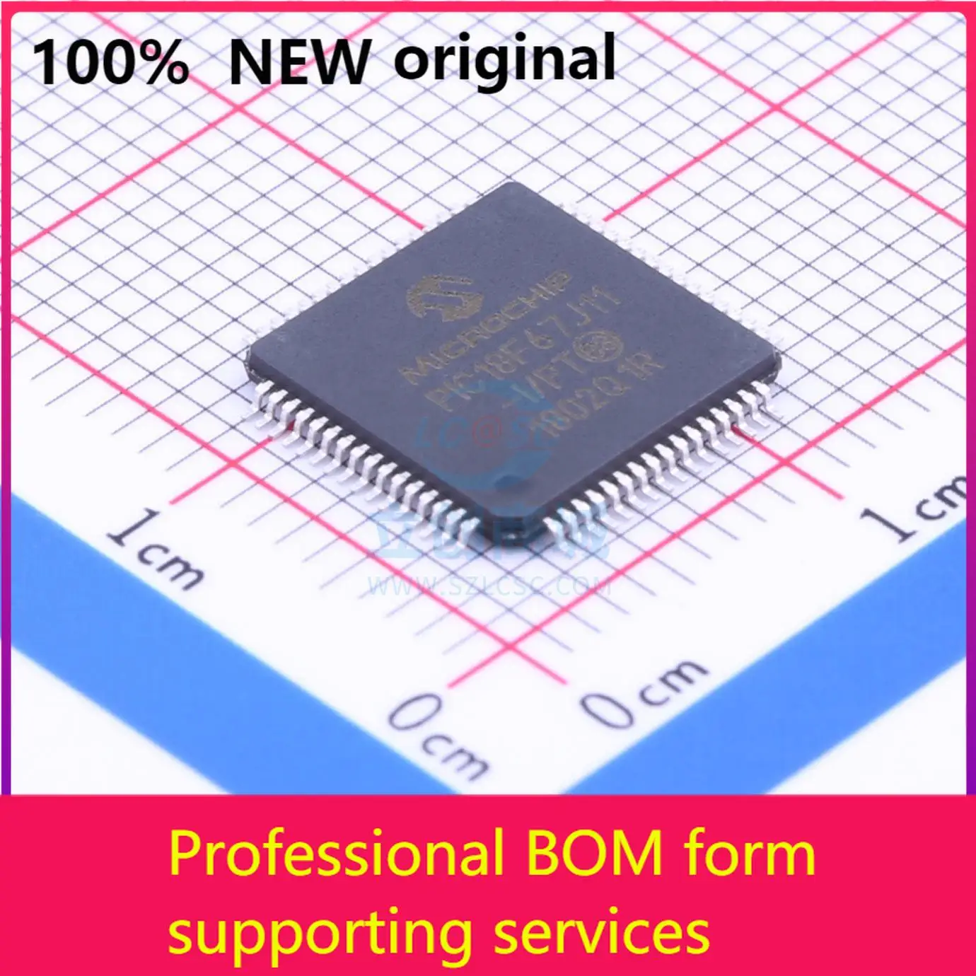 

PIC18F67J11T-I/PT PIC18F67J11T-I/PTNew Оригинальный оригинальный чип IC 100% оригинал