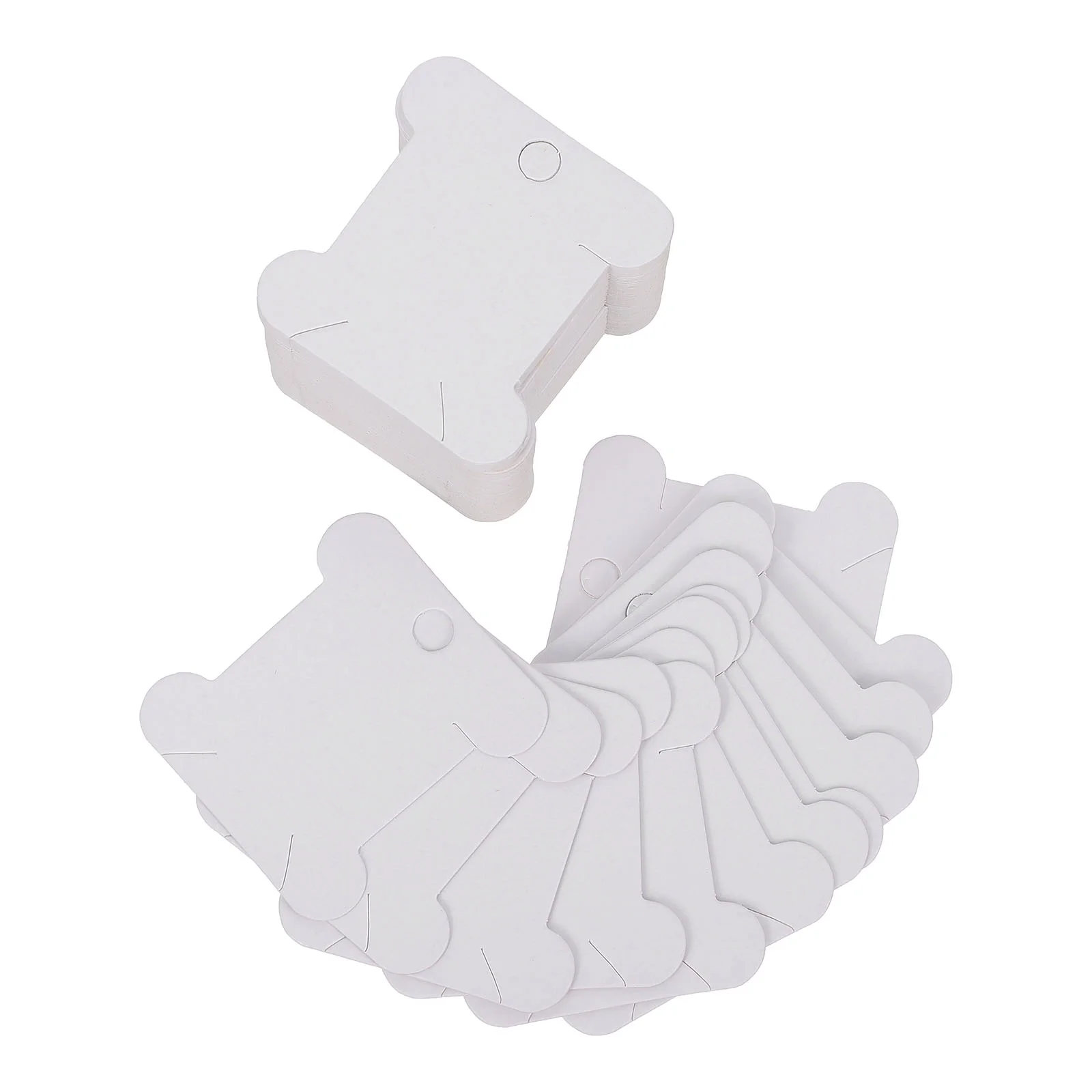 

100pcs Thread Bobbins Stitching Thread Winder Bobbin Floss Winding Cards Floss Cards for Wrap