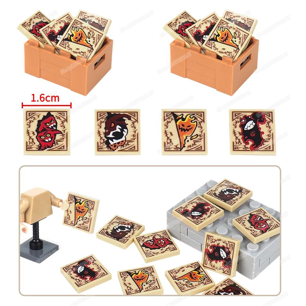 Модель демона 3068 печатные строительные блоки плитки волшебное предательство