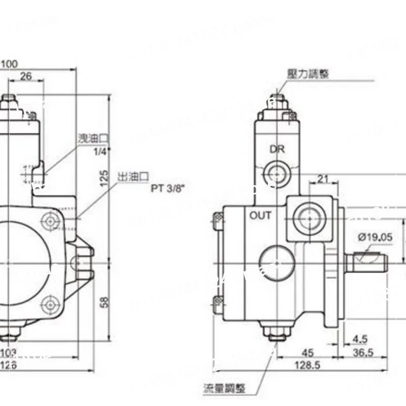 Гидравлический масляный насос VCM-SF-20A-10 VCM-SF-20B-10 VCM-SF-20C-10 VCM-SF-20D-10 VCM-SFII-20C-10 с