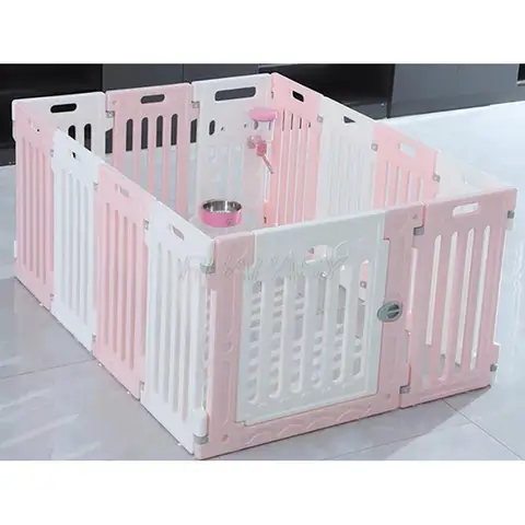 Манеж для домашних животных с дверью, клетка для кролика, морской свиньи, переносной домик для собак и кошек, для дома и улицы - изображение