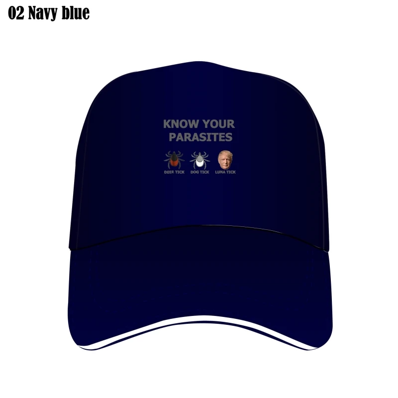 

Know Your Parasites Anti Trump Funny Black Bill Hats One Size