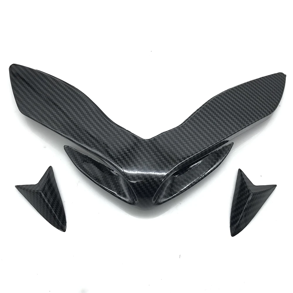 

For Kawasaki Z900 Z 900 2017 2018 2019 Motorcycle Front Aerodynamic Fairing Winglets Carbon Fiber Cover Protection Guard