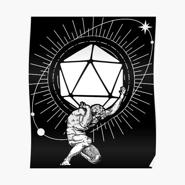 Ручка и бумага Атлас Титан мир плакат забавное украшение комнаты картина роспись