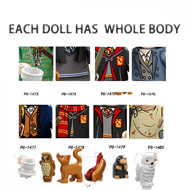 

PG8192 Magic Movie Mini Figures Blocks Dumble Dores James Bricks Building Blocks Diy Assembled Model Educational Toys