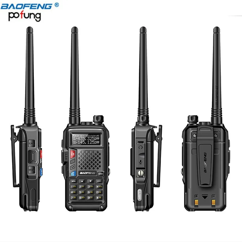 Портативная рация BAOFENG BF-UVB3 PLUS 8 Вт UHF/VHF Двухдиапазонная дальность 25 км с