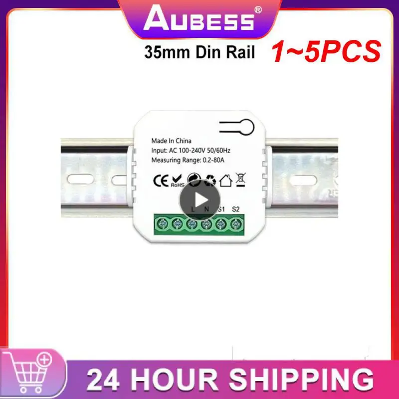 

1~5PCS Tuya Smart ZigBee Socket Switch Module KWh Meter Energy Monitor Timer 16A Overload Support Home Alexa