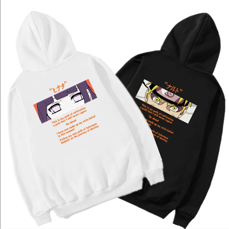 

2021 Japanese Anime Men's Hoodies Women Harajuku Hoodie Funny Printed Streetwear Fashion Casual Male's sweatshirt Couple Coats