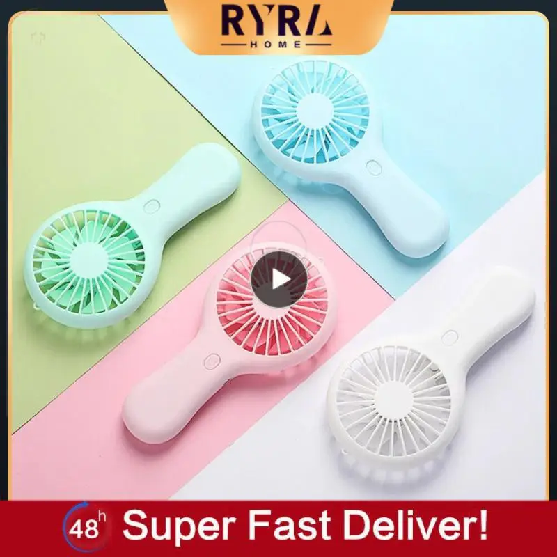 

5/8/10PCS Creative With Base Desktop Office Cooling Adjustable In Three Gears Catapult Pocket Fans Ultra-quiet Air Cooler