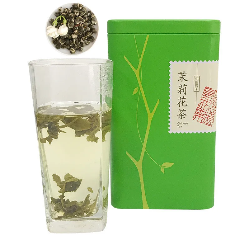 

2022 Jasmine Tea Pearls Natural Fresh Jasmine Dragon Pearl Green Chinese Tea Droshipping