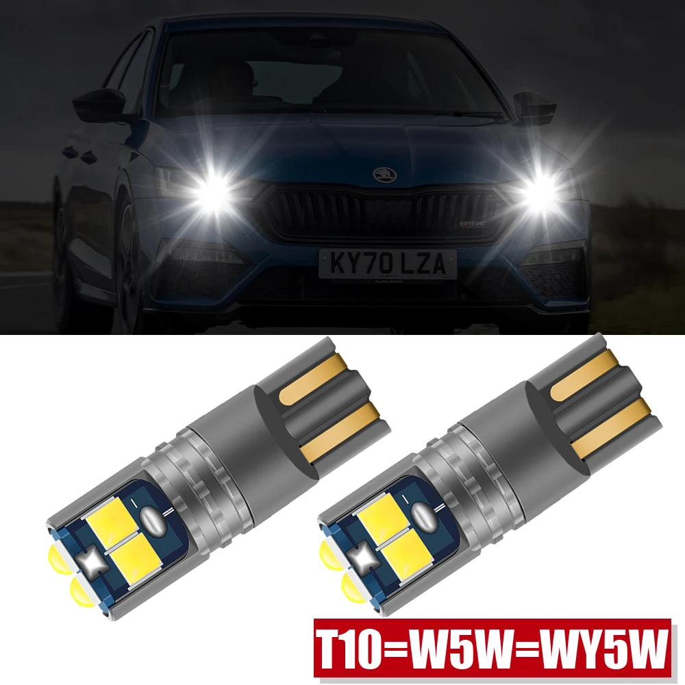

2x светодиодсветильник габаритные огни W5W T10 Canbus боковой маркер для Peugeot 206 307 208 308 3008 207 2008 5008 406 508 Parner BMW E46