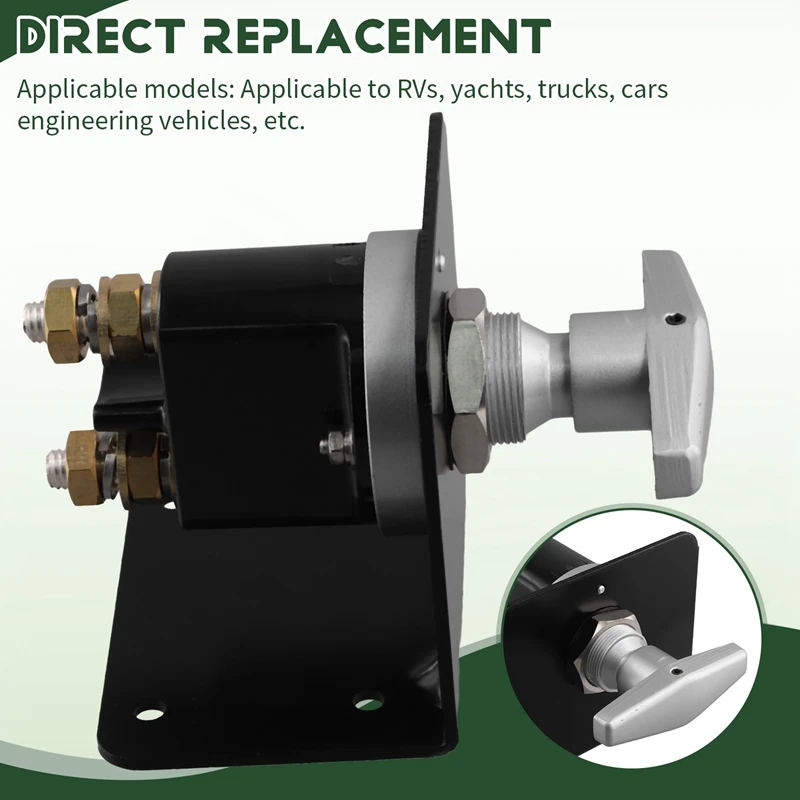 Универсальный выключатель питания от аккумулятора 12 В-48 В для яхты с панелью