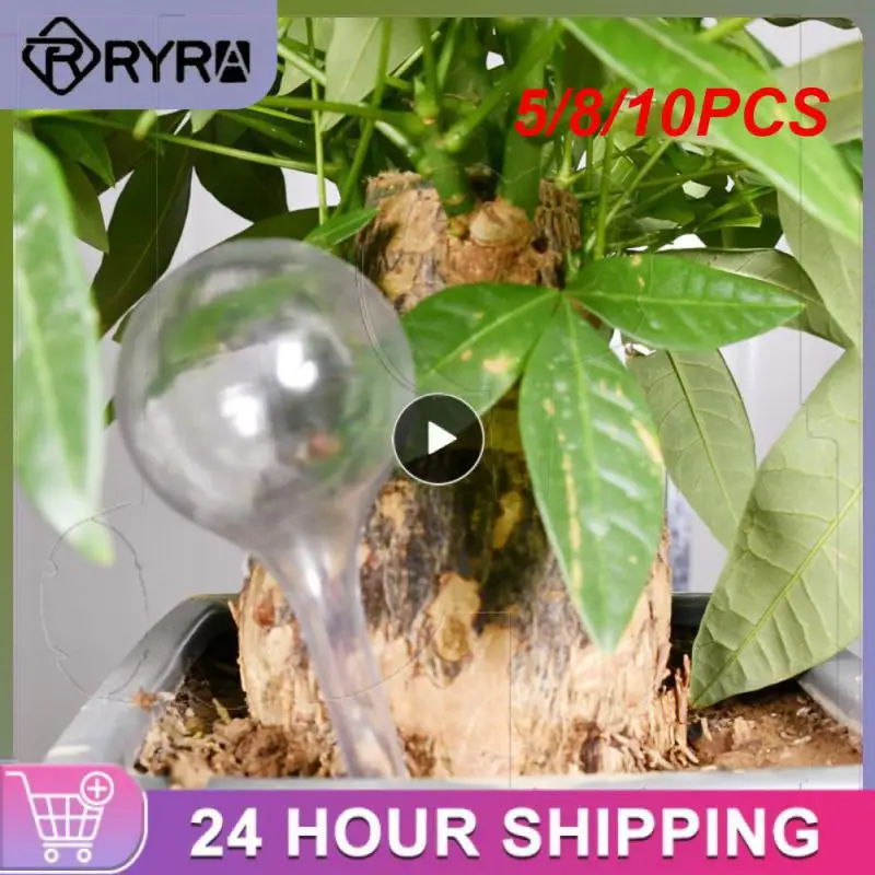 

5/8/10PCS Bird Shape Plant Plastic House/garden Water Houseplant Plant Pot Birdie Automatic Watering Device Transparent