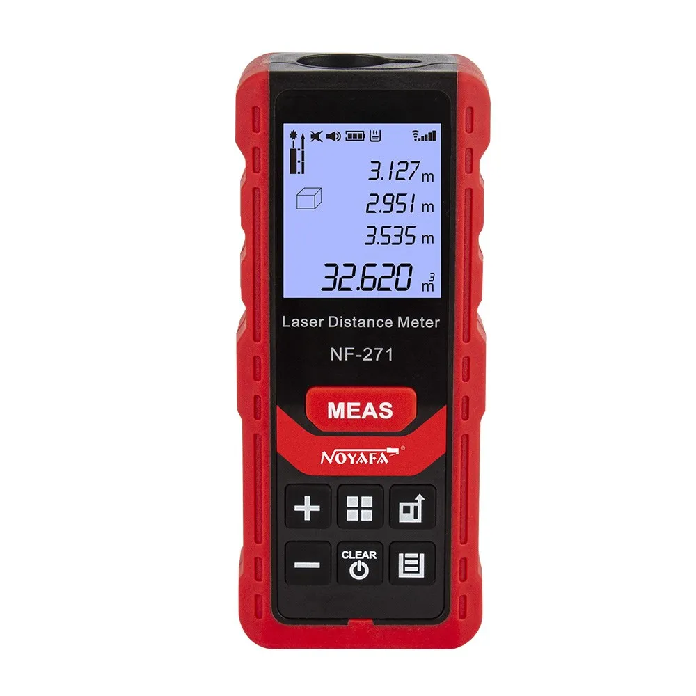 

Noyafa NF-271 Laser Distance Meter 50M 70M Rangefinder Tape Range Finder Measure Device Digital Ruler Test Tool