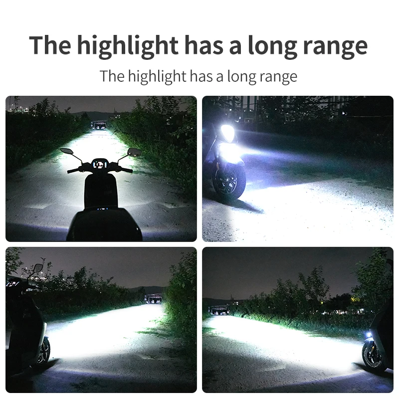 2 шт. Светодиодный прожектор для мотоцикла