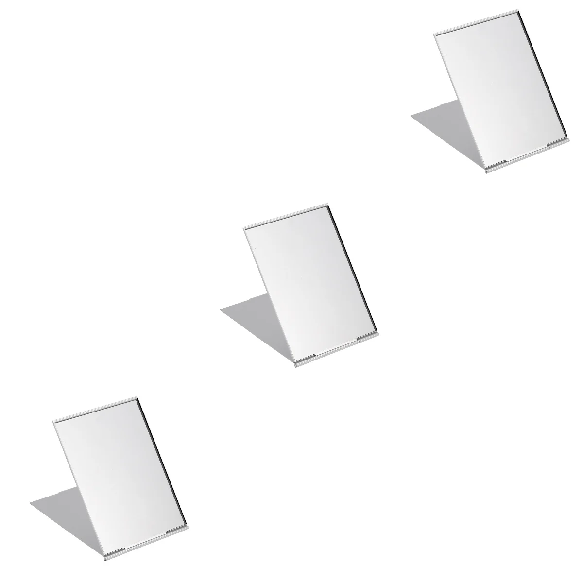

33 5*8cm Foldable Mirror Slim Metal Wallet Popularity Travel Lighted Portable Makeup