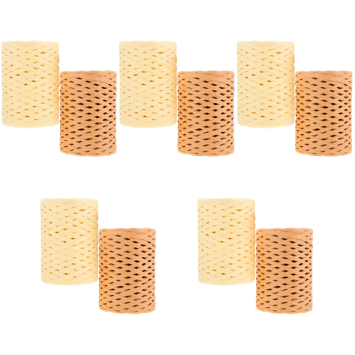 

10 Rolls Twine String Wrapping Ribbon Twine Ribbon Weaving Decoration Ribbon Gift Ribbon Gift Wrapping Ribbon