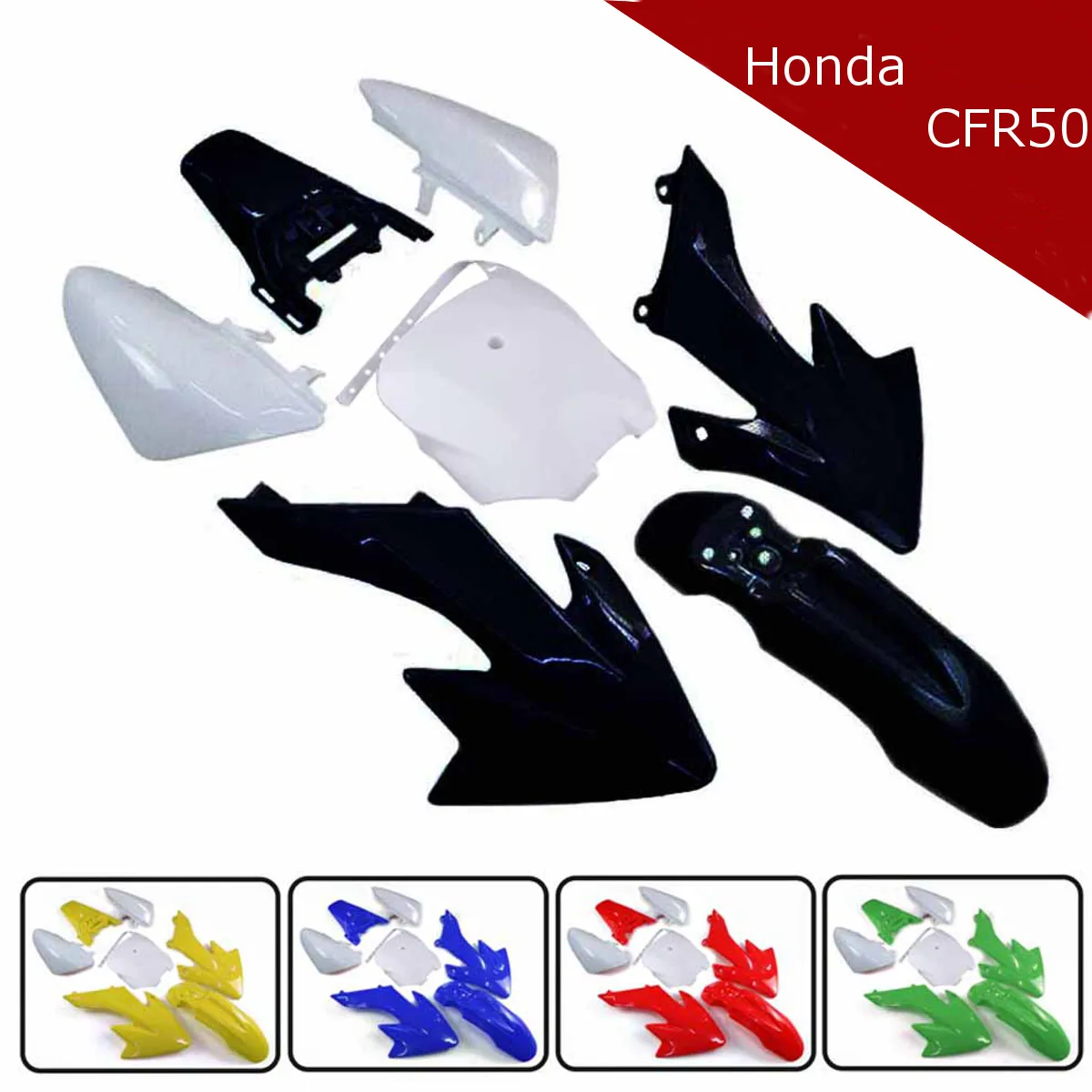 

Plastic Fairing Fender Kits For Honda XR50 CRF50 50cc 70cc 90cc 110cc 125cc 140cc 150cc 160cc SSR Piranha Trail Pit Dirt Bike