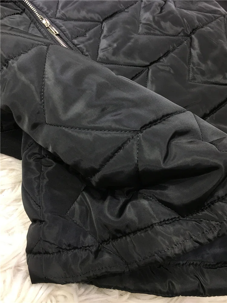 High Quality Crown Wings Hot Drilling Women Parkas Autumn Winter Mid-length Hooded Wadded Jacket Streetwear Cotton-padded Coat