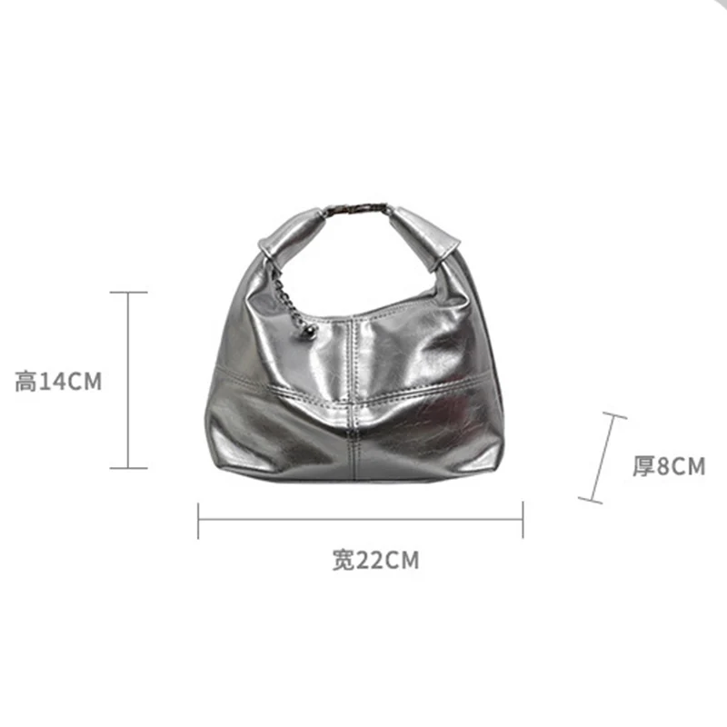 Formeki 5 Colors Women Handbag Ins Fashion Mixed Color Luxury Design Hobos Concise Ladies Female Bag