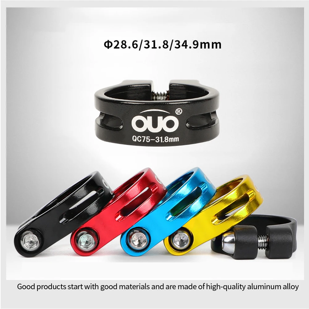 

Bike Seat Tube Clamp Aluminum Alloy28.6/31.8/34.9mm Seatpost Clamp For Road Bike Seat Post Clamp Bike Seatpost Bike Accs