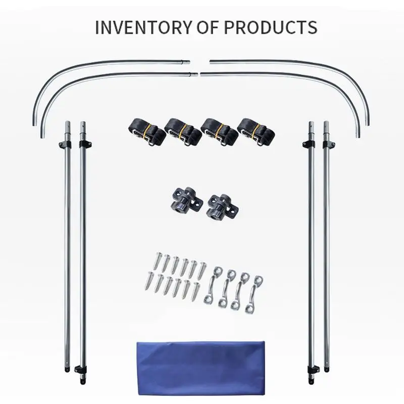 Модернизированный навес для лодки ткань Оксфорд 600D кронштейн из нержавеющей