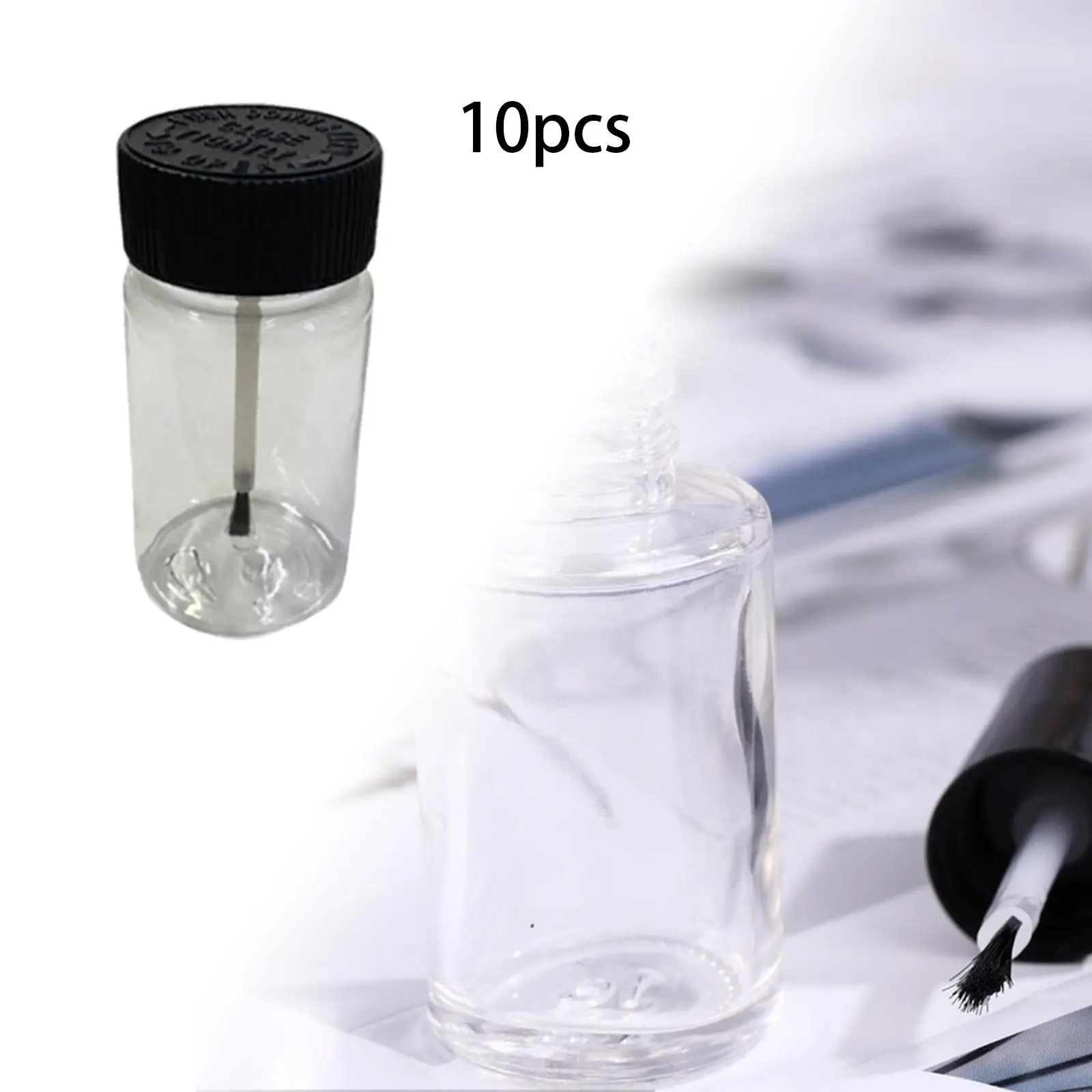 10-компонентные контейнеры для краски с кистью-аппликатором кистью и крышкой