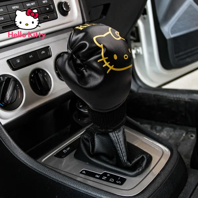 

Hello Kitty Car Accessories Car Gear Cover Gear Cover Cute Hand Gear Cover Summer Pu Leather Soft Warm Cartoon Decoration Ladies