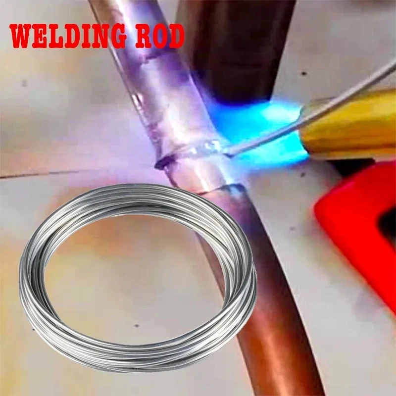 

Universal Copper Aluminum Fux-cored Electrodes Welding Rods Easy Melt Weld Wire for Steel Copper Aluminum Iron Refrigerator Weld