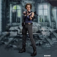 super duck set063 16 scale model policewoman jill head sculpt clothes set video game for 12 inch s12d action figure body toy