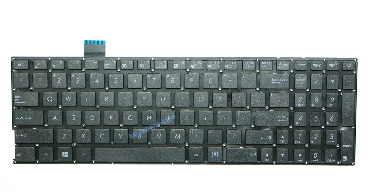 Новая клавиатура США без рамки для ноутбука серии Asus X542U K542 K542B A542 A542U R542 FL8000 FL8000U A580
